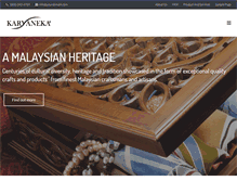 Tablet Screenshot of karyaneka.com.my